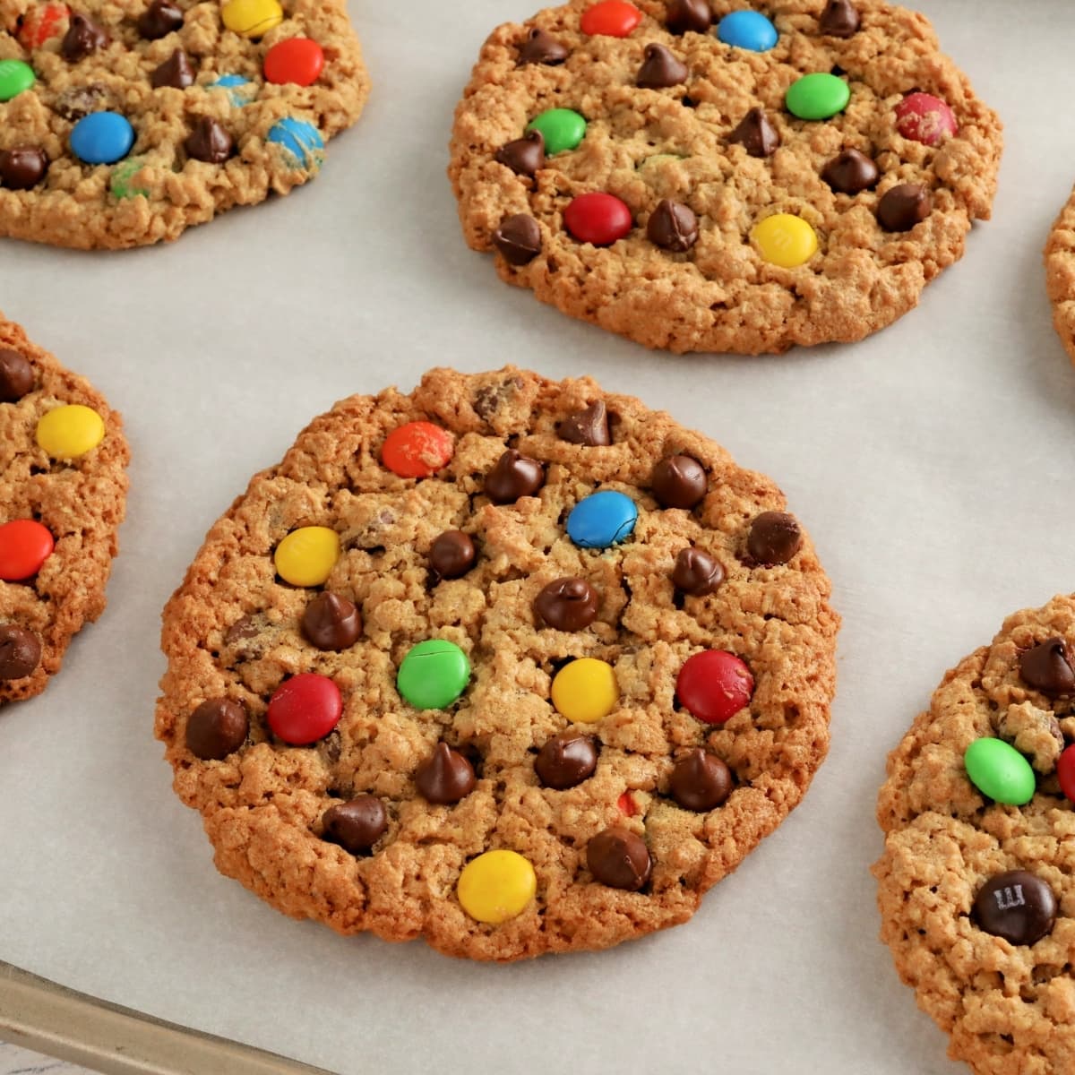 Soft & Thick Flourless Monster Cookies: Ready in 1 Hour